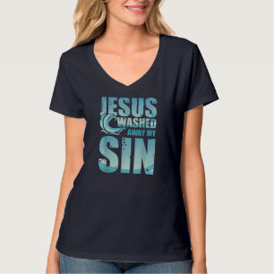 Jesus Christus spendet Jesus abgewaschen T-Shirt