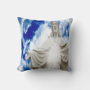 Jesus-Christus-Statue Kissen