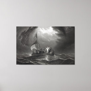 Jesus Christus Stills der Tempest Leinwanddruck