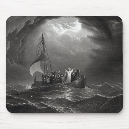 Jesus Christus Stills der Tempest Mousepad (Vorne)