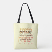 Jesus Christus Tasche (Rückseite)