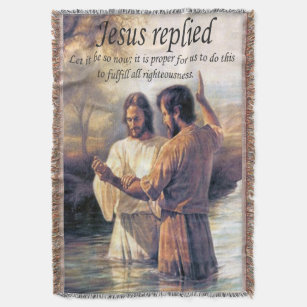 Jesus Christus Taufe Bild eins Decke