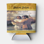 Jesus Christus Taufe Bild eins Dosenkühler (Vorderseite)