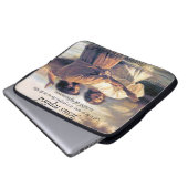 Jesus Christus Taufe Bild eins Laptopschutzhülle (Vorne Knopf)