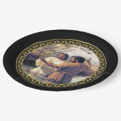 Jesus Christus Taufe Bild eins Pappteller (Schrägansicht)