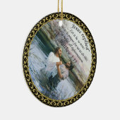 Jesus Christus Taufe Bild zwei Keramik Ornament (Rechts)