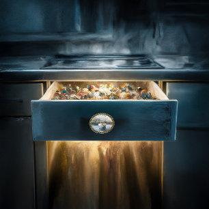 Jesus Christus Taufe Bild zwei Keramikknauf