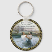 Jesus Christus Taufe Bild zwei Schlüsselanhänger (Vorderseite)
