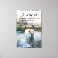 Jesus Christus Taufe Bild zwei verwischen