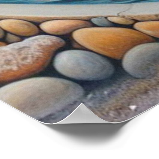 Jesus Christus Taufe Poster (Ecke)