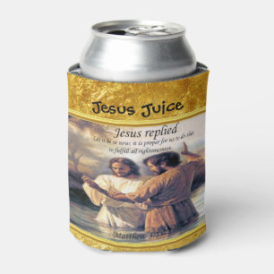 Jesus Christus-Taufebild eins Dosenkühler