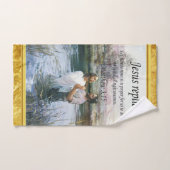 Jesus Christus-Taufebild zwei Badhandtuch Set (Handtuch)