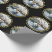 Jesus Christus-Taufebild zwei Geschenkpapier (Ecke)