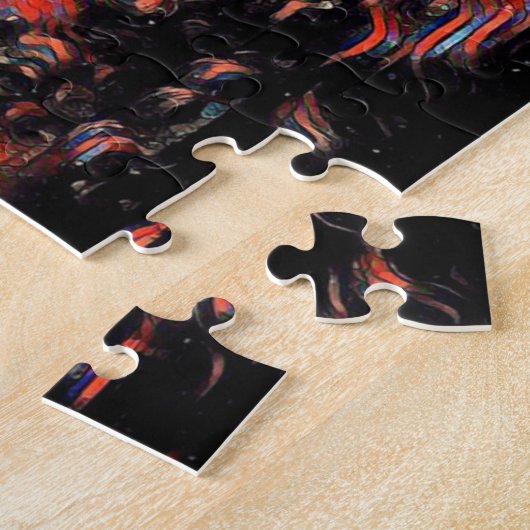 Jesus Christus trägt Abstrakte Kronenmalerei Puzzle (Seite)