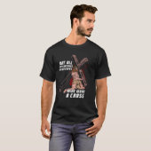 Jesus Christus trägt den Kreuz hingebungsvoll & re T-Shirt (Vorne ganz)