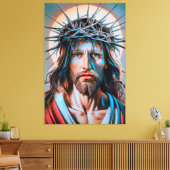 Jesus Christus trägt die Krone von Thorns Leinwanddruck (Insitu (Wohnzimmer))