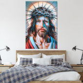 Jesus Christus trägt die Krone von Thorns Leinwanddruck (Insitu (Schlafzimmer))