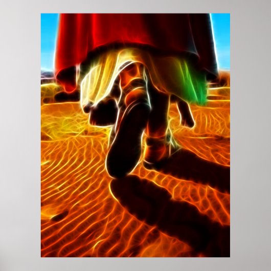 Jesus Christus trägt mich in seinen Armen Poster (Vorne)