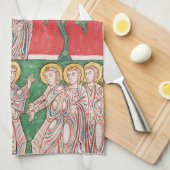 Jesus Christus und 12 Apostel Geschirrtuch (Viertel Falte)