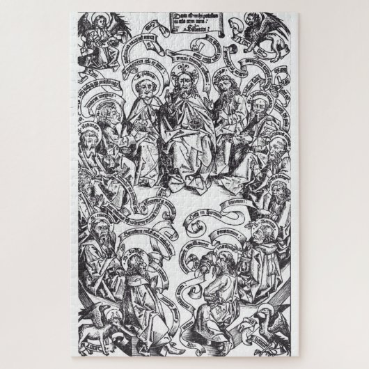 Jesus Christus und 12 Apostel Puzzle (Vertikal)