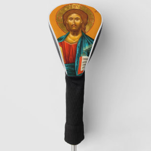Jesus Christus und das Evangelium orthodoxe Symbol Golf Headcover