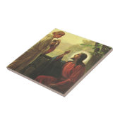 Jesus Christus und der gute Samariter am Brunnen Fliese (Seite)