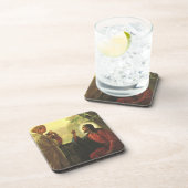 Jesus Christus und der gute Samariter am Brunnen Getränkeuntersetzer (Rechte Seite)