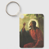 Jesus Christus und der gute Samariter am Brunnen Schlüsselanhänger (Vorderseite)