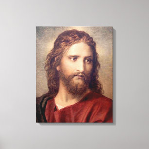 Jesus Christus und der reiche junge Mann Hoffmann Leinwanddruck
