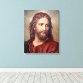 Jesus Christus und der reiche junge Ruler Hoffmann Leinwanddruck (Insitu (Holzboden))