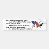 Jesus Christus und die 3. Version des Autoaufkleber (Vorne)