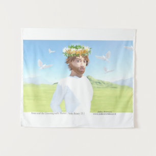 Jesus Christus und die Dornenkrone Wandteppich