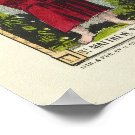 Jesus Christus und die Zwölf Apostel Christentum Poster (Ecke)