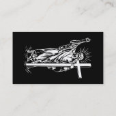 Jesus Christus und ein Kreuz Visitenkarte (Rückseite)