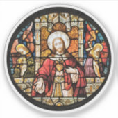 Jesus Christus und Engel Aufkleber (Vorderseite)