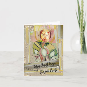 Jesus Christus und Ewiger Priester Karte