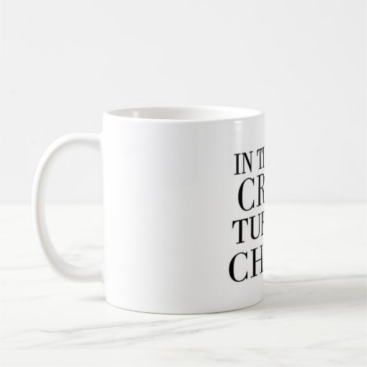 Jesus Christus und Gebet ist für Ärger Kaffeetasse (Links)