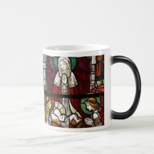 Jesus Christus und Mary, unser Retter ist geborene Verwandlungstasse