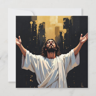 Jesus Christus unser Erlöser Schwarz und Gold