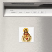 Jesus Christus unser Herr Heiliges Herz Magnet (In Situ (Geschirrspüler))