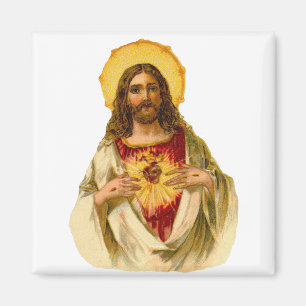 Jesus Christus unser Herr Heiliges Herz Magnet