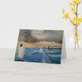 Jesus Christus, unser Lord Gives Us Frieden Karte (Gelbe Blume)