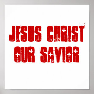 JESUS CHRISTUS UNSER RETTER-Plakat Poster