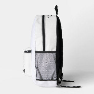 Jesus Christus von jetzt gibt es schwarz-weiß Back Bedruckter Rucksack