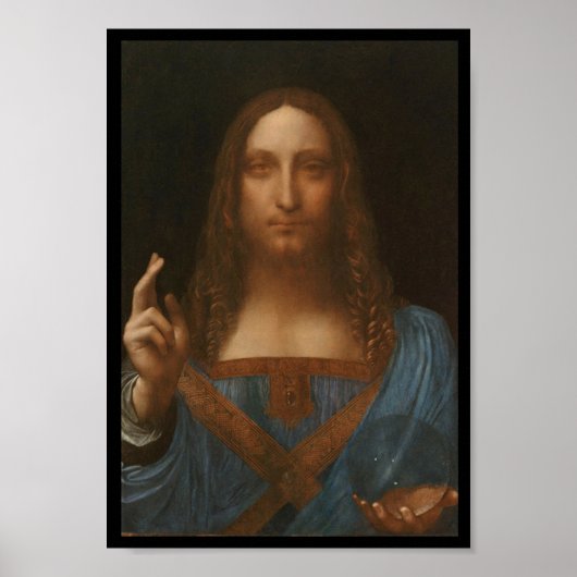 Jesus Christus von Leonardo da Vinci, Schmerz der  Poster (Vorne)