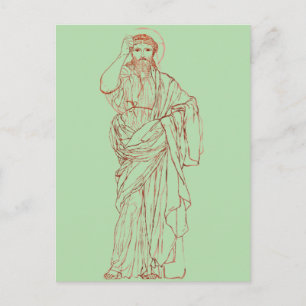 Jesus Christus von Nazareth Sohn Gottes Postkarte
