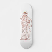 Jesus Christus von Nazareth Sohn Gottes Skateboard (Vorne)