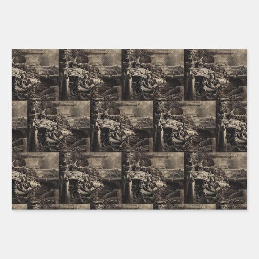 Jesus Christus vor Pilate Geschenkpapier Set (Vorderseite)