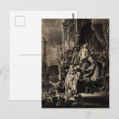 Jesus Christus vor Pilate Postkarte (Vorne/Hinten)