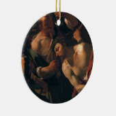 Jesus Christus w. die Krone von Thorns Keramik Ornament (Rechts)
